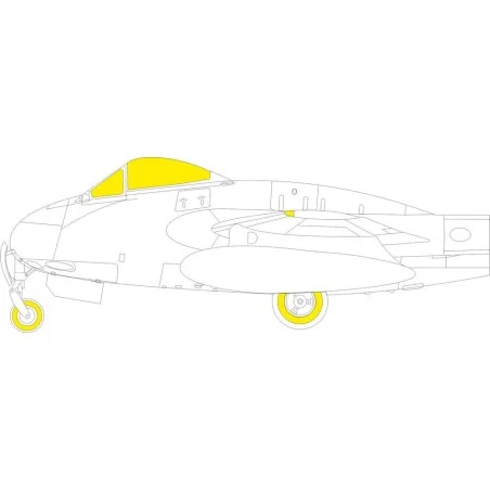 Vampire FB.5/9 1/48 AIRFIX, 1/48 - Eduard Accessories EX981