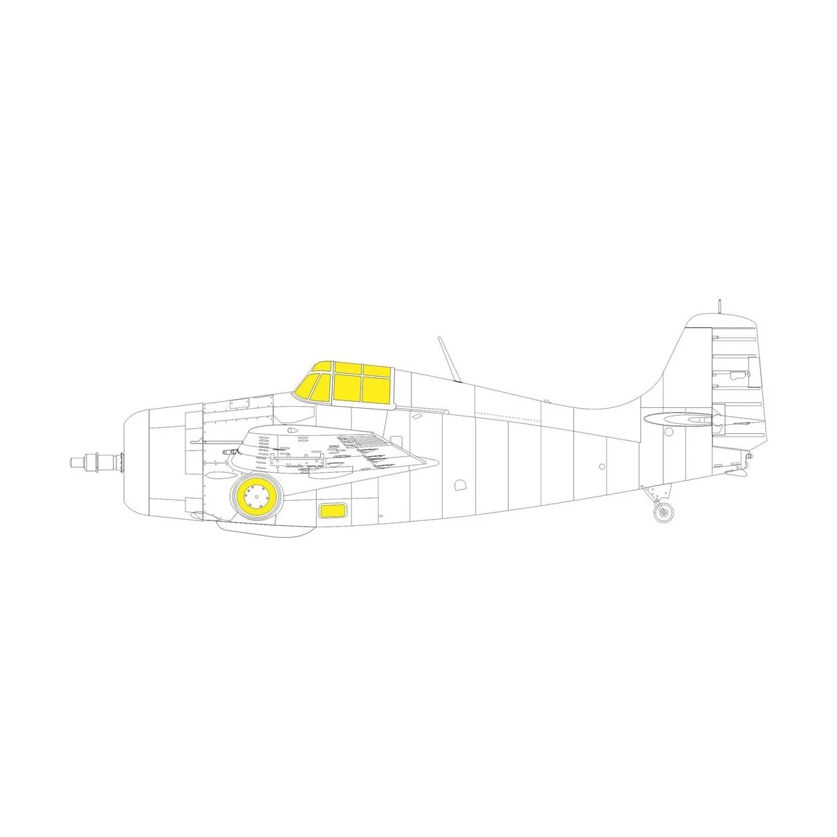 F4F-3 Weekend 1/48 EDUARD, 1/48 - Eduard Accessories EX984