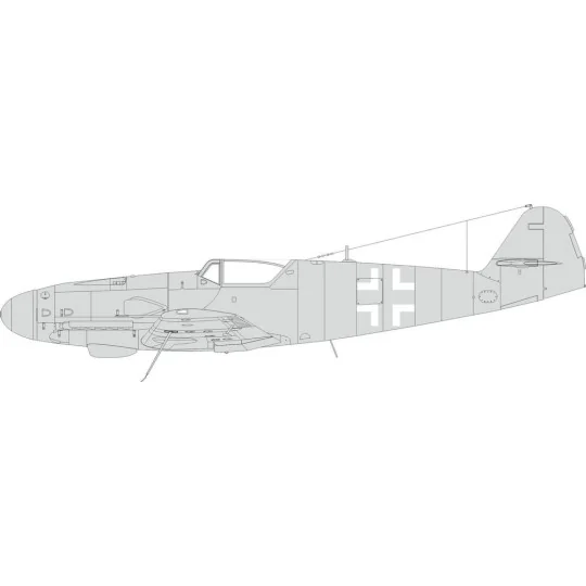 Bf 109K national insignia 1/48 EDUARD, 1/48 - Eduard Accessories EX985