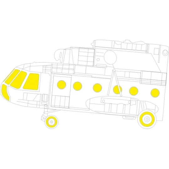 Mi-17, 1/48 - Eduard Accessories EX993 Mi-17, 1/48 - Eduard Accessories EX993