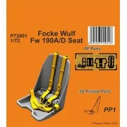 Focke Wulf Fw 190A/D Seat - CMK 129-P72001