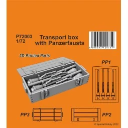 Transport box with Panzerfausts, 1/72 - CMK 129-P72003