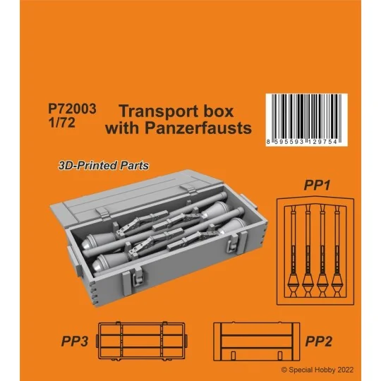 Transport box with Panzerfausts - CMK 129-P72003