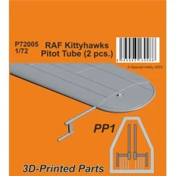 RAF Kittyhawks Pitot Tube (2 pcs.), 1/72 - CMK 129-P72005