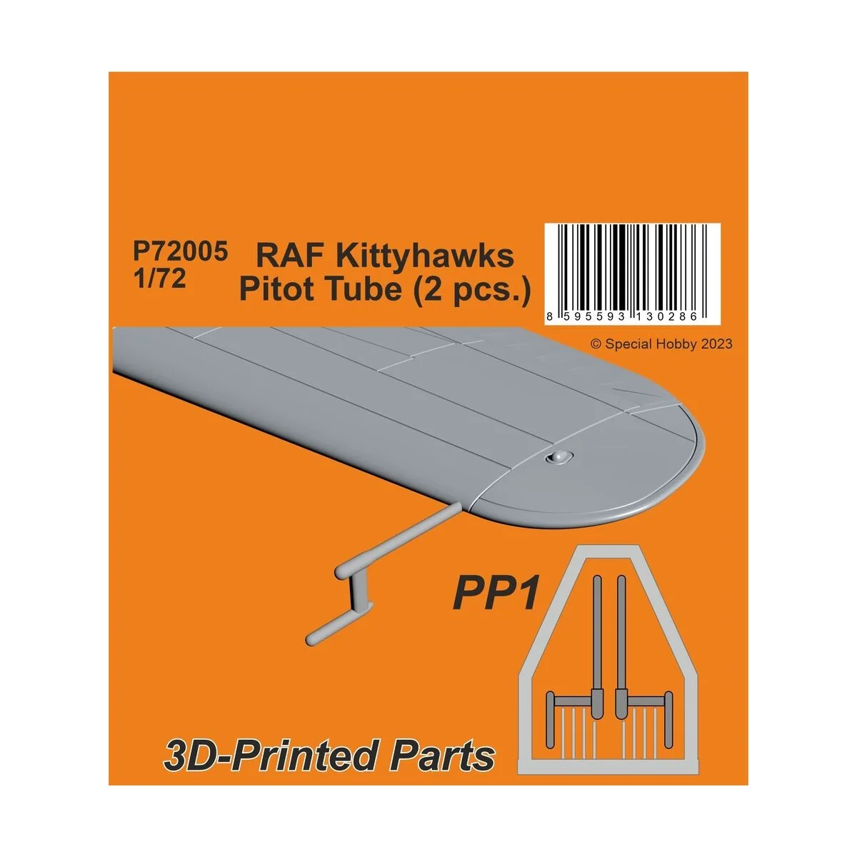 RAF Kittyhawks Pitot Tube (2 pcs.), 1/72 - CMK 129-P72005