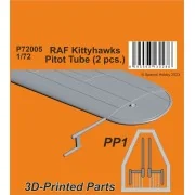 RAF Kittyhawks Pitot Tube (2 pcs.), 1/72 - CMK 129-P72005