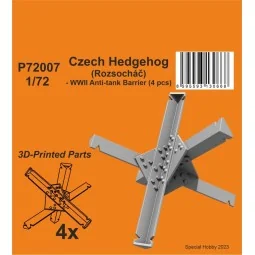 Czech Hedgehog (Rozsochá?) - WWII Anti-tank Barrier (6 pcs) 1/72 - ...