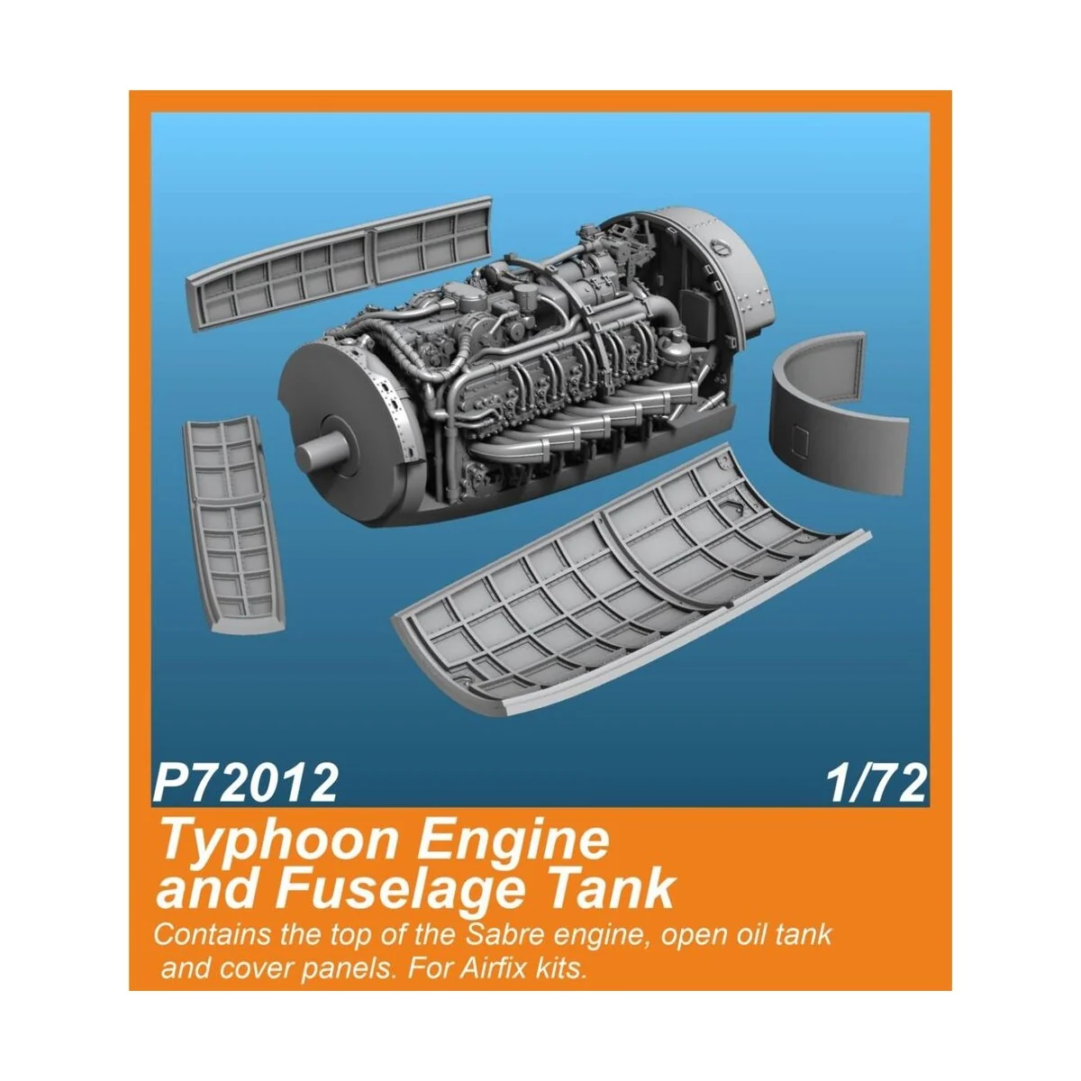 Typhoon Mk.I Engine, 1/72 - CMK 129-P72012