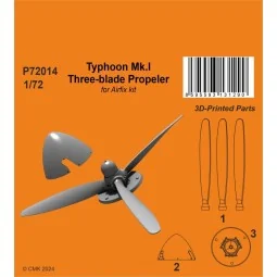 Typhoon Mk.I Three-blade Propeler, 1/72 - CMK 129-P72014