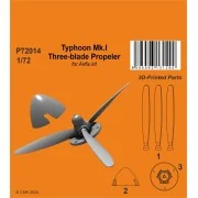 Typhoon Mk.I Three-blade Propeler 1/72 - CMK 129-P72014