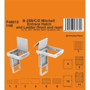 Typhoon Mk.I Gun Bays Correction Set  / for Airfix kit - CMK 129-P7...