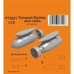 Tempest Bombs (1000 Lb) and racks - CMK 129-P72021