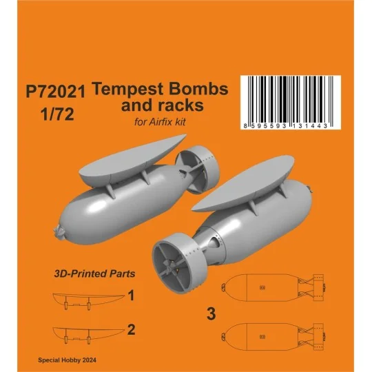 Tempest Bombs (1000 Lb) and racks - CMK 129-P72021