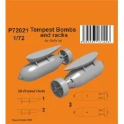 Tempest Bombs (1000 Lb) and racks - CMK 129-P72021