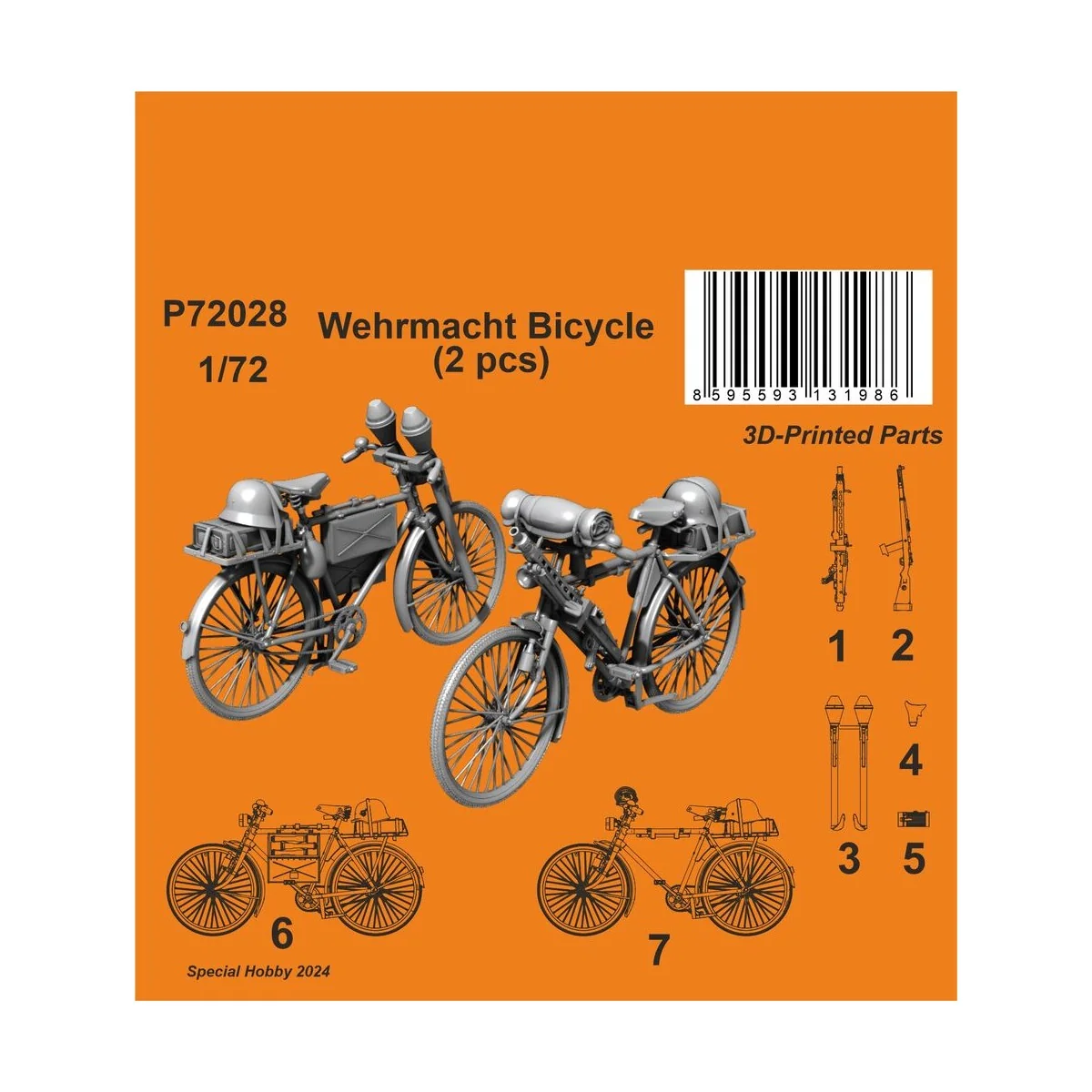 Wehrmacht Bicycle (2 pcs) - CMK 129-P72028