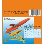 MQM-74A Chukar Target Drone, 1/72 - CMK 129-P72035 MQM-74A Chukar Target Drone, 1/72 - CMK 129-P72035