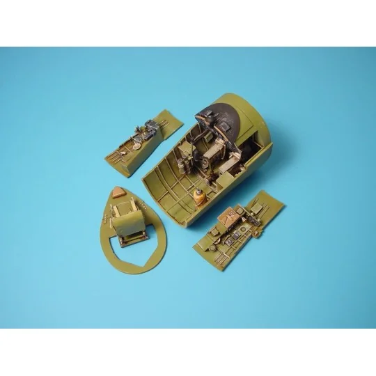 F4U-1 Corsair cockpit set, 1/32 - Aires 2021