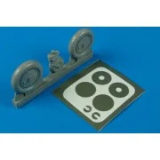 Messerschmitt Bf 109G Räder+Maskierfolie, 1/32 - Aires 2029 Messerschmitt Bf 109G Räder+Maskierfolie, 1/32 - Aires 2029