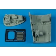 Bf 109G radio equipment - late ver. für Hasegawa-Bausatz, 1/32 - Ai...