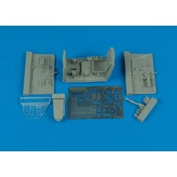 Bf 109 K cockpit set für Hasegawa Bausatz, 1/32 - Aires 2044