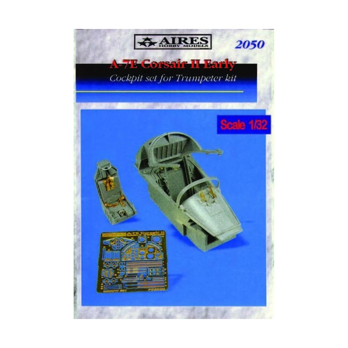 A-7E Cockpit Set frühe Version für Trumpeter Bausatz - Aires 2050