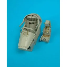 A-7E Corsair II late Cockpit Set für Trumpeter Bausatz - Aires 2054