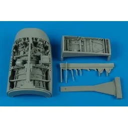 F-16C Fighting Falcon Fahrwerkschacht für Academy Bausatz - Aires 2056