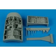 F-16C Fighting Falcon Fahrwerkschacht für Academy Bausatz, 1/32 - A...