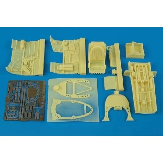 Spitfire Mk. V Cockpit Set für Hasegawa-Bausatz, 1/32 - Aires 2061