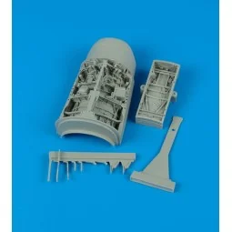 F-16 Falcon wheel bay Für Tamiya Bausatz., 1/32 - Aires 2067