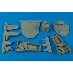 F8F-1 Bearcat wheel bay Für Trumpeter Bausatz, 1/32 - Aires 2073
