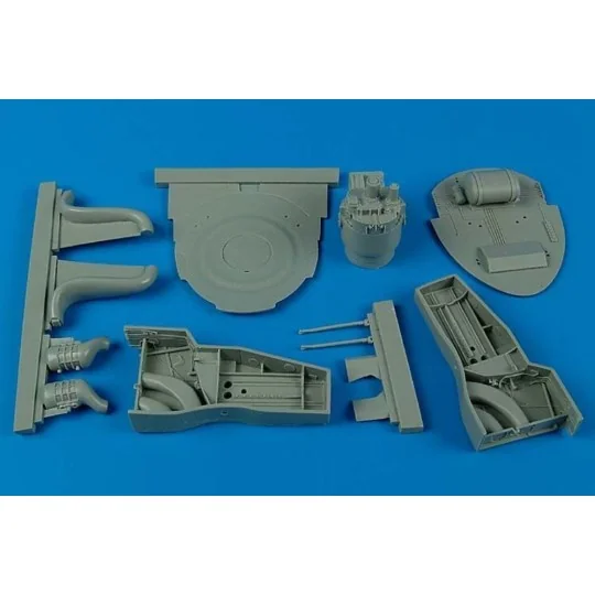 F8F-1 Bearcat wheel bay Für Trumpeter Bausatz, 1/32 - Aires 2073 F8F-1 Bearcat wheel bay Für Trumpeter Bausatz, 1/32 - Aires 2073