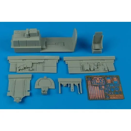 P-51B/C Mustang cockpit set für Trumpeter Bausatz, 1/32 - Aires 2079