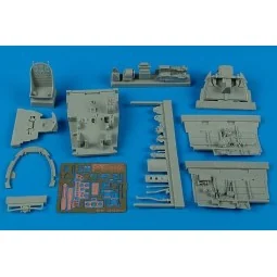 Nakajima Ki84 Hayate cockpit set für Hasegawa Bausatz, 1/32 - Aires...