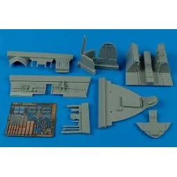 F8F-1 Bearcat cockpit set Für Trumpeter Bausatz - Aires 2087