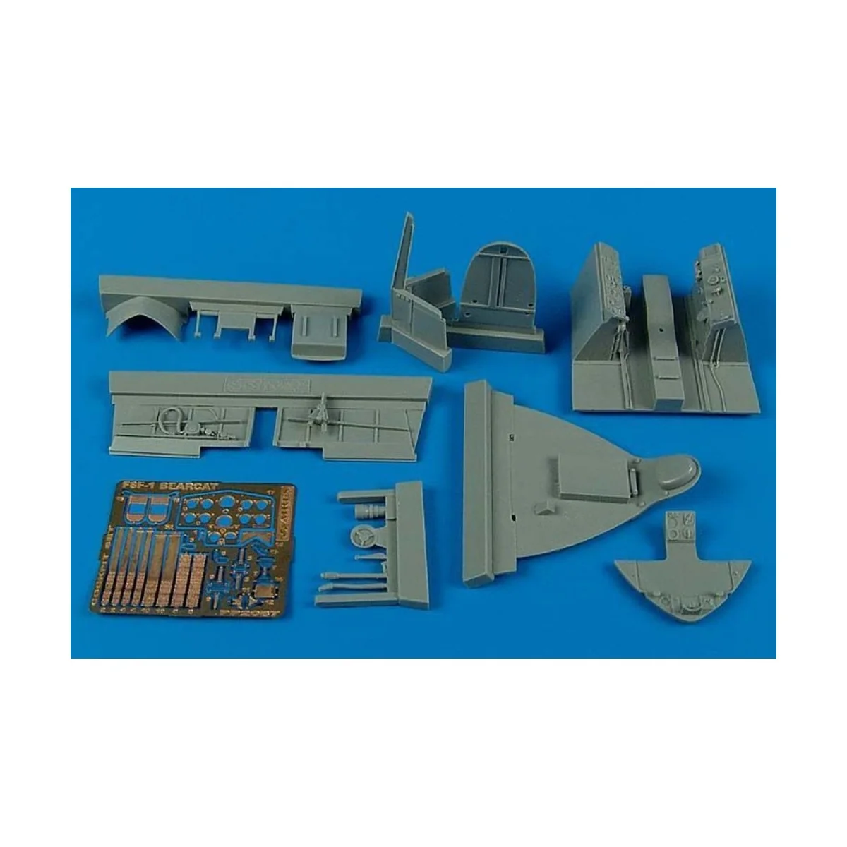 F8F-1 Bearcat cockpit set Für Trumpeter Bausatz - Aires 2087