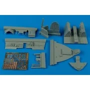 F8F-1 Bearcat cockpit set Für Trumpeter Bausatz - Aires 2087