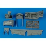F-8E/H Crusader cockpit set für Trumpeter Bausatz, 1/32 - Aires 2088 F-8E/H Crusader cockpit set für Trumpeter Bausatz, 1/32 - Aires 2088