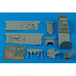P-51D Mustang cockpit set Für Trumpeter Bausatz - Aires 2091