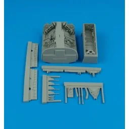 F-8 Crusader wheel bay Für Trumpeter Bausatz, 1/32 - Aires 2096