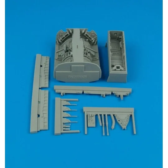 F-8 Crusader wheel bay Für Trumpeter Bausatz, 1/32 - Aires 2096