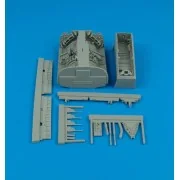 F-8 Crusader wheel bay Für Trumpeter Bausatz - Aires 2096