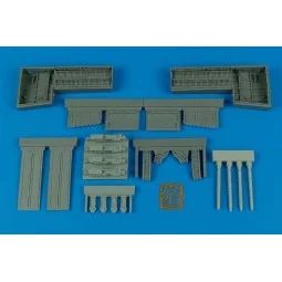 P-51B/C Mustang gun bay für Trumpeter Bausatz, 1/32 - Aires 2097