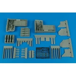 F4U-1D Corsair gun bay für Trumpeter Bausatz, 1/32 - Aires 2098