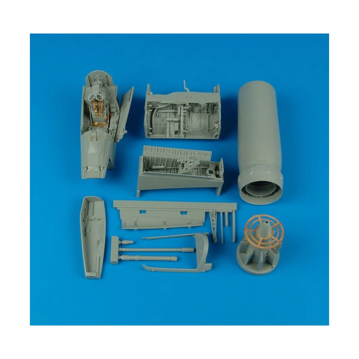 F-8J Crusader detail set for Trumpeter, 1/32 - Aires 2100 F-8J Crusader detail set for Trumpeter, 1/32 - Aires 2100