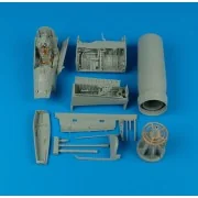 F-8J Crusader detail set for Trumpeter, 1/32 - Aires 2100 F-8J Crusader detail set for Trumpeter, 1/32 - Aires 2100