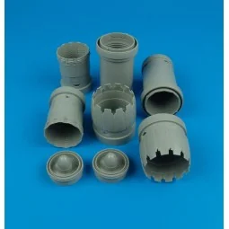 F-15K Slam Eagle exhaust nozzles Für Tamiya Bausatz, 1/32 - Aires 2101