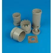 F-16CG/CJ Block 40/50 exhaust nozzles für Academy Bausatz - Aires 2102