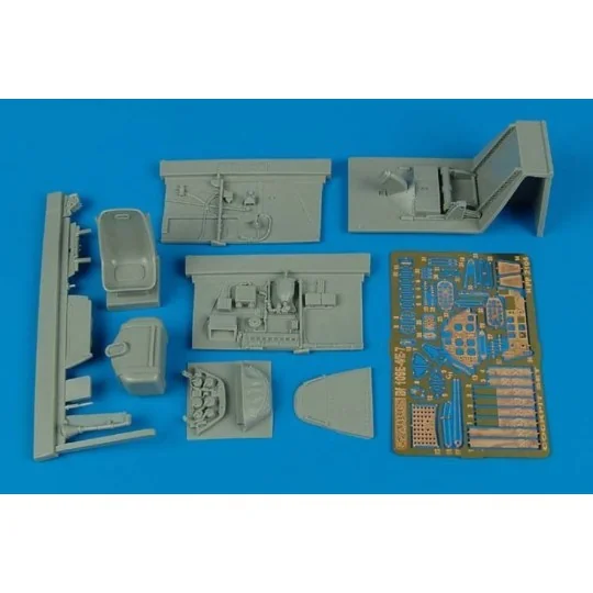 Bf 109E-4/E-7 cockpit set for Eduard, 1/32 - Aires 2104