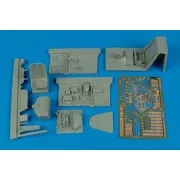 Bf 109E-4/E-7 cockpit set for Eduard - Aires 2104